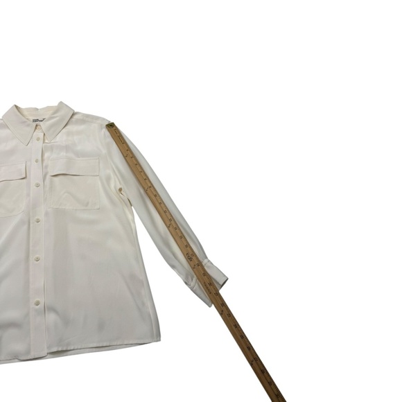 Diane Von Furstenberg Emanuelle Silk Top Blouse - Picture 9 of 11